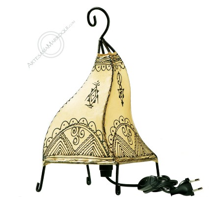 Lamp 0,40 mt natural color berber motifs
