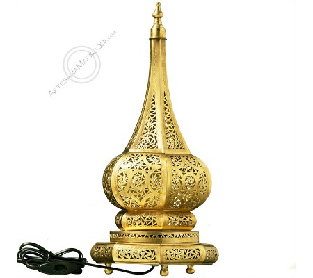 Oriental golden lamp