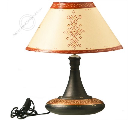 Ceramic base 40cm lamp
