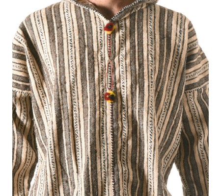 Chilabas para hombre: Chilaba djellaba marroquí de lana