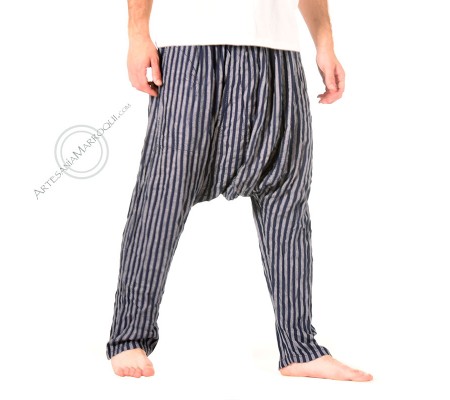 Baggy blue harem pants