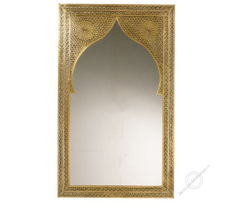 Arabic mirror 060x100 cm flat copper