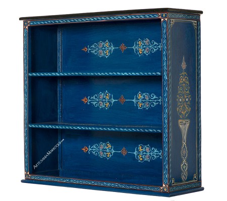 Blue bookcase 90 cm