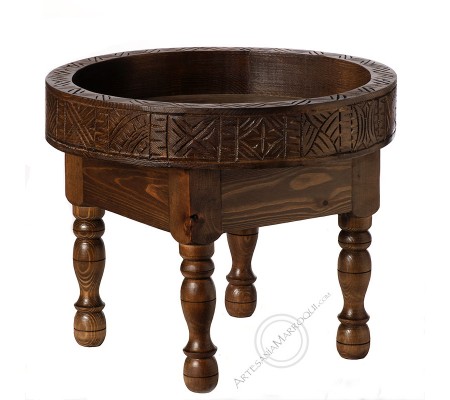 Carved low table