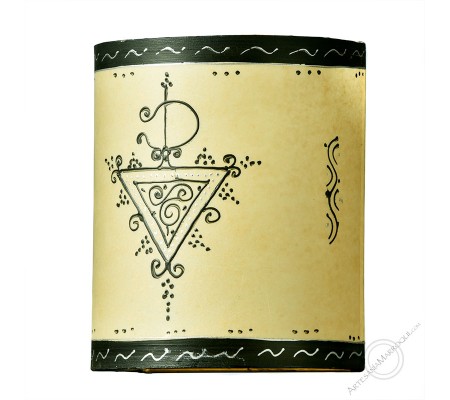 Aplique con dibujo beréber de henna