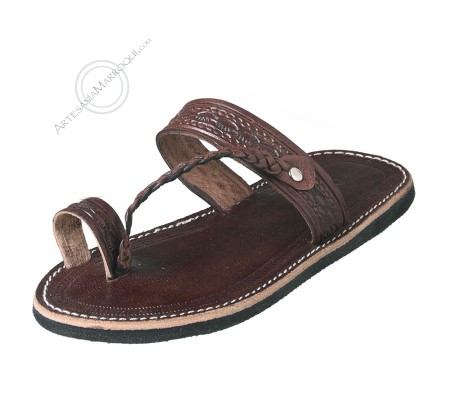 Simple leather sandal