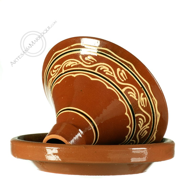 Tajine 22 cm decorado