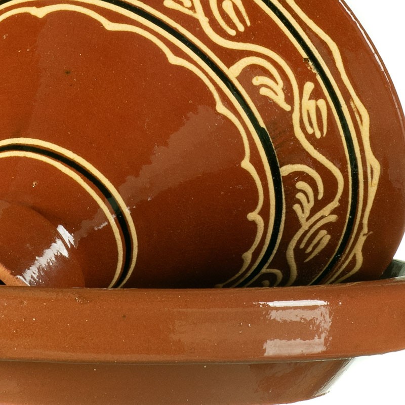 Tajine 22 cm decorado