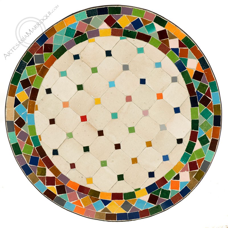 Mesas mosaicoMesa mosaico 50 cm multicolor