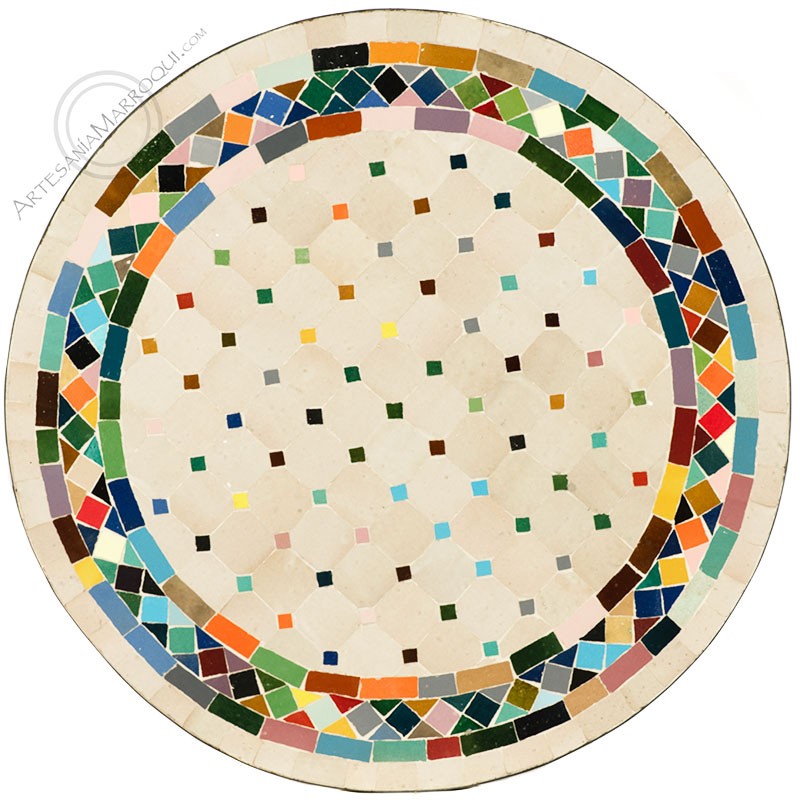 Mesas mosaicoMesa mosaico 70 cm multicolor