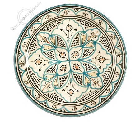 Safi blue plate 35 cm