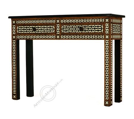Resin hall console table