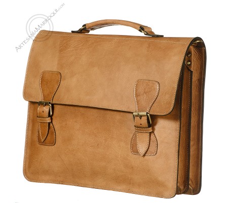 Fez camel briefcase