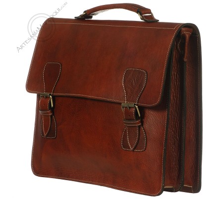 Dyed Fez briefcase