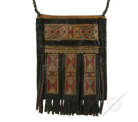 Bolso tuareg con flecos pequeño