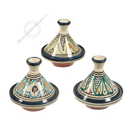 Tajine decorativo mediano multicolor