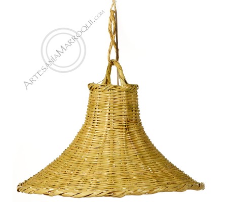 Open cane lamp