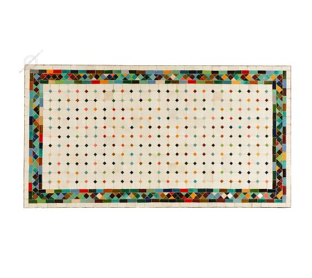 Mosaic table 150x80 cm multicolor