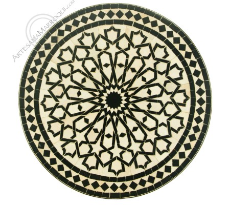 Mosaic table 60 cm star