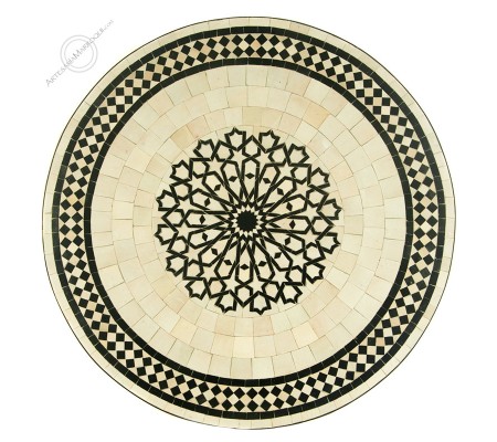 Mosaic table 100 cm star