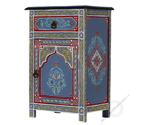 Majorelle blue nightstand