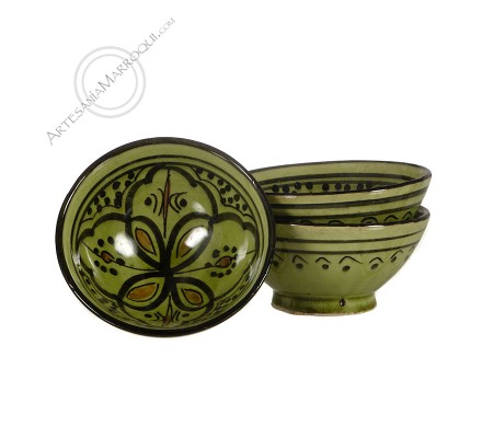 Khaki Green Safi Small Bowl