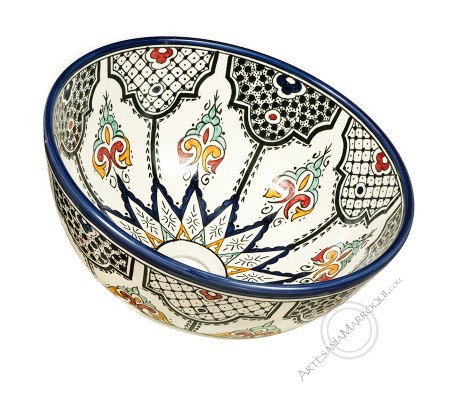 Lavabo arabe 35 cm noir