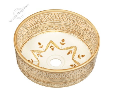 Lavabo árabe 30 cm beige