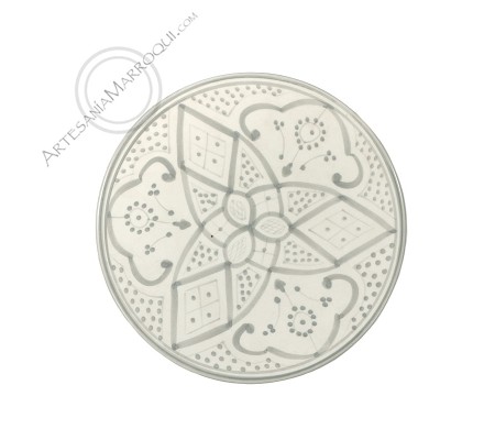 20 cm grey plate