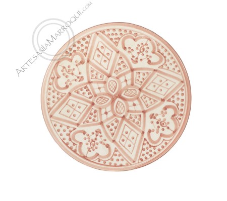 20 cm pink plate