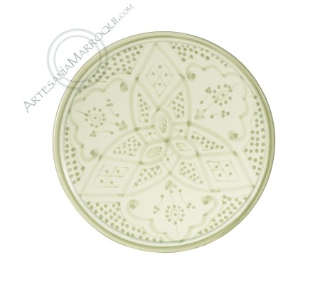 20 cm green plate