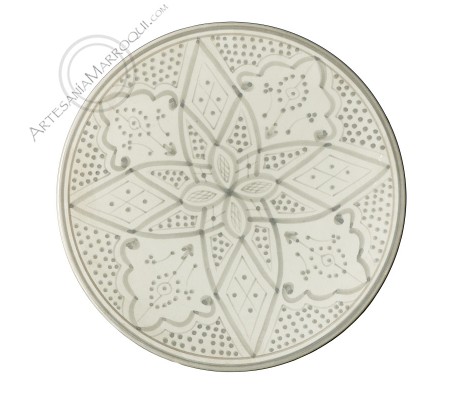 25 cm grey plate