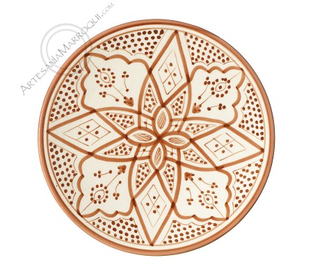 25 cm terracotta plate