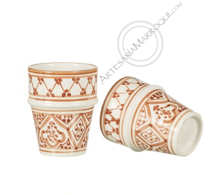 Terracotta ceramic vase