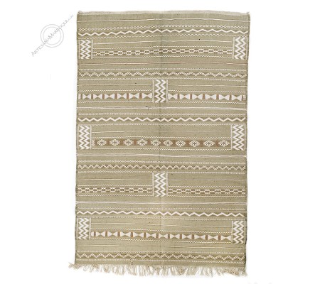 Kilim 224x149 beige desteñido