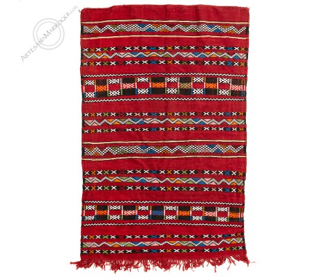 Kilim 165x106cm rojo