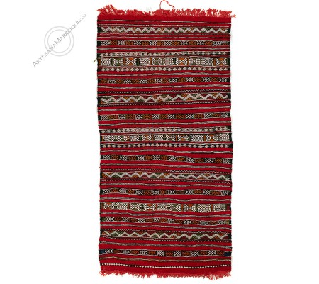 Kilim 175x90 cm rojo