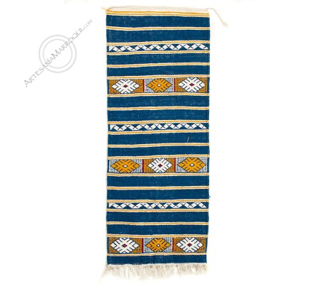 Kilim 140x55 cm azul desteñido