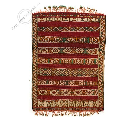 Kilim 130x94 cm rouge antique