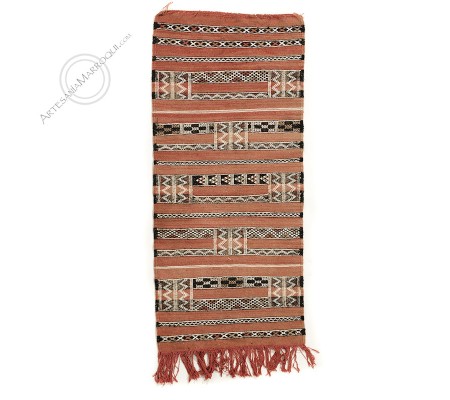Kilim 135x60 cm rouge antique