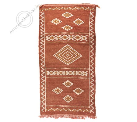 Kilim 135x68 cm rouge antique