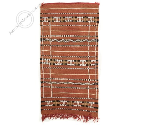 Kilim 128x66 cm rouge antique