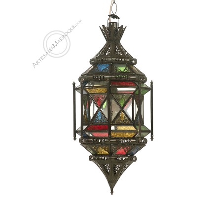 Lámpara Hicham multicolor