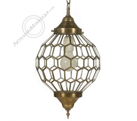 Lampe Korah, cristal clair