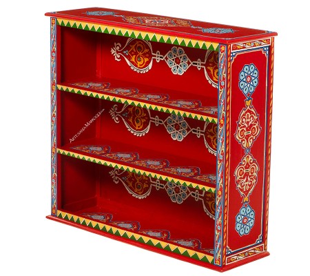 Bibliothèque rouge 90 cm Agadir