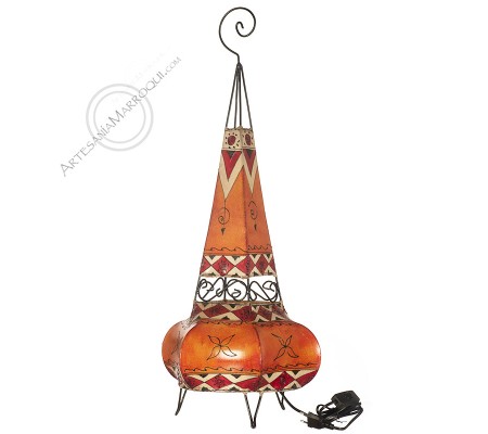 lampe orange et rouge de 0,80 m