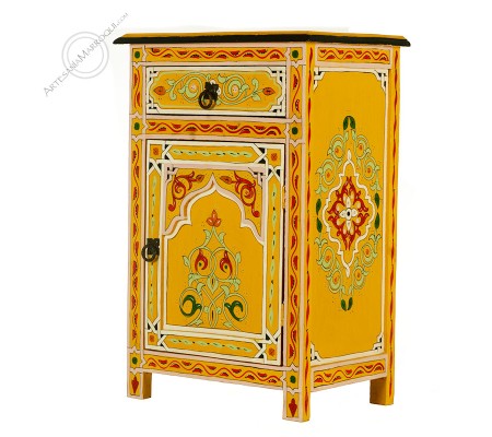 Orange nightstand