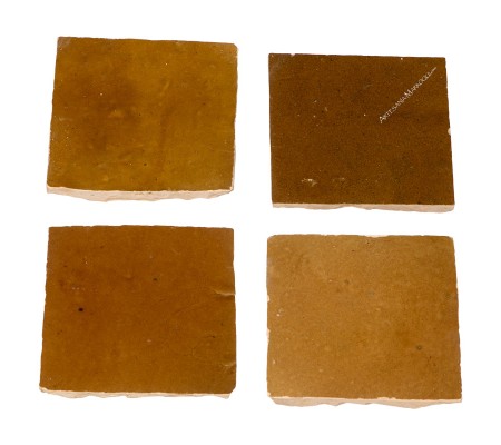 Light brown ceramic tile 10 x 10 cm