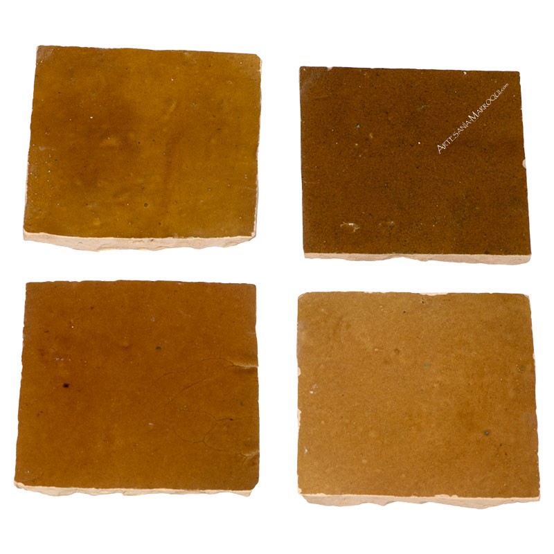 Azulejo cerámicoAzulejo cerámico marrón claro 10 x10 cm