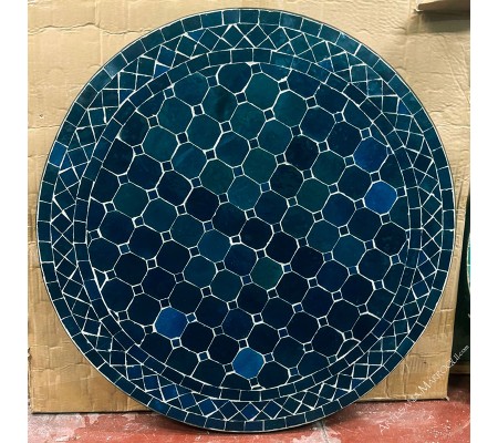 Mesas mosaicoMesa mosaico 80 cm azul
